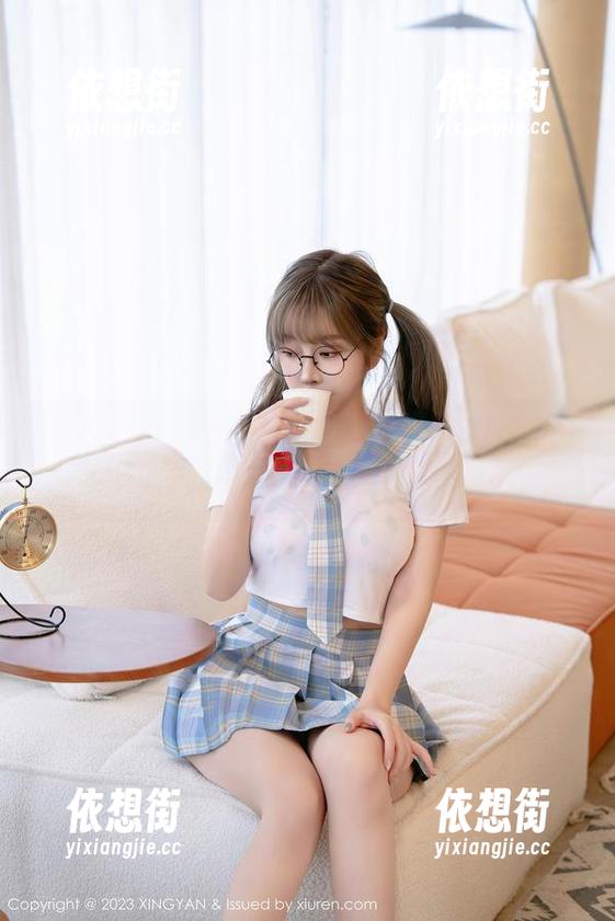 星颜社 - 哎呀我去，王俪丁呀的新校园畅游，原图可盐可甜！