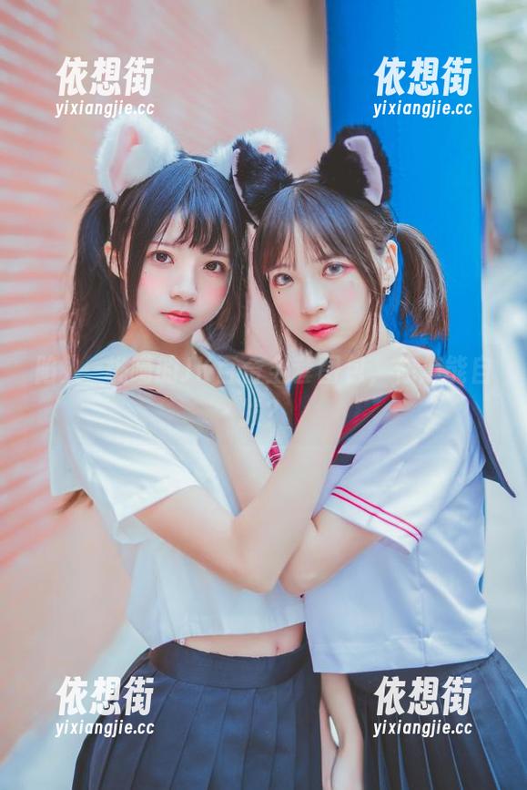 陷入桜桃喵的JK百合全套图包，你怎能自拔？